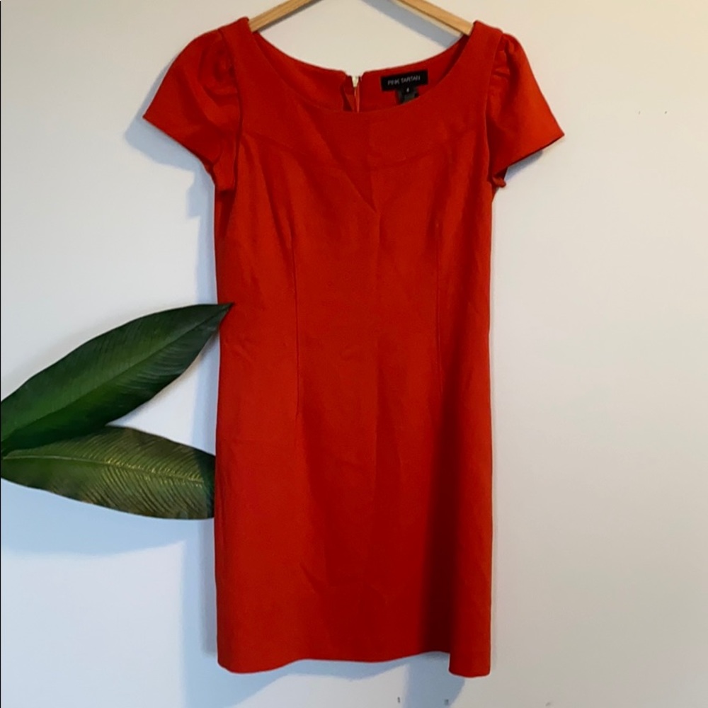 Pink Tartan Cap Sleeve Dress